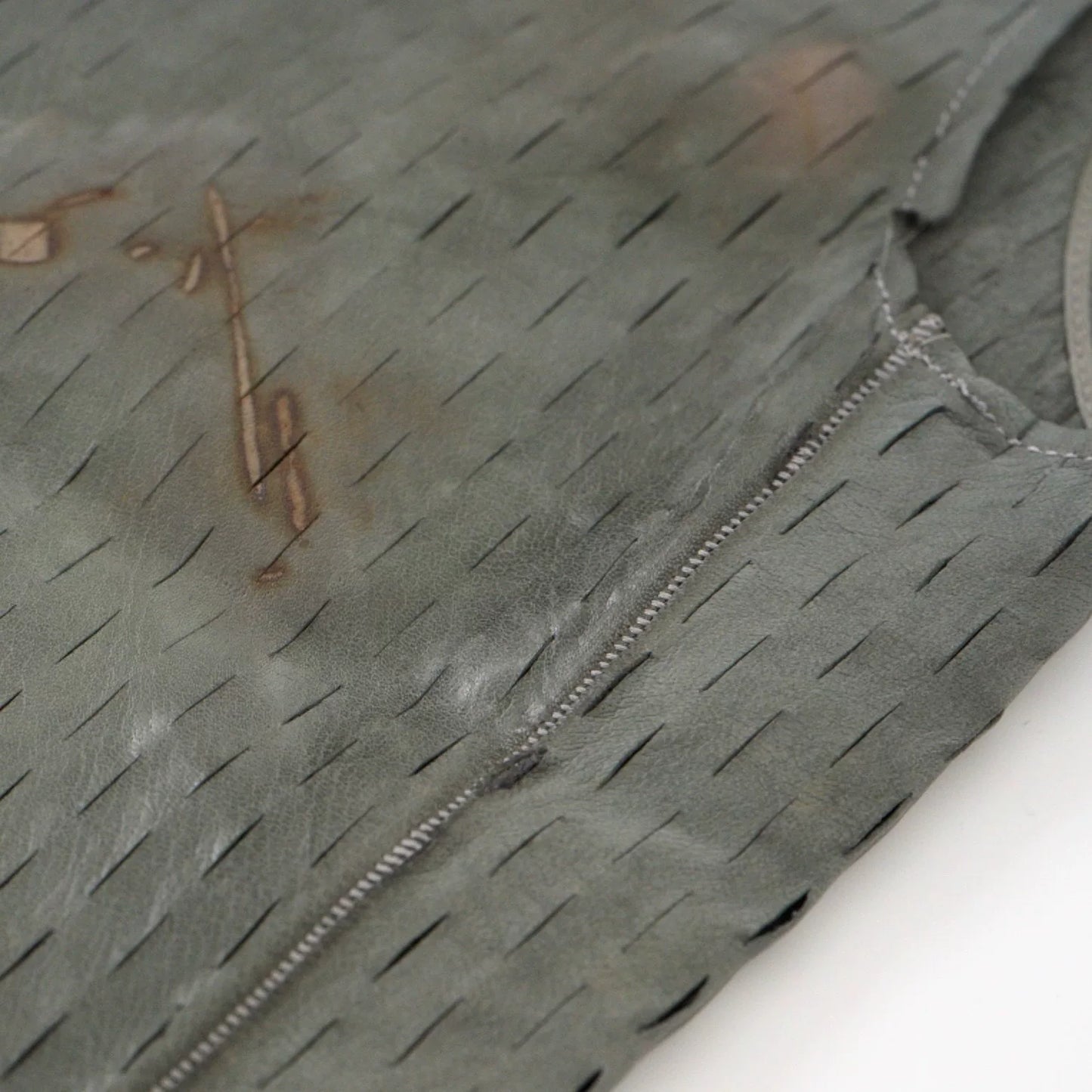 kangaroo leather sleeveless vest by carol christian poell