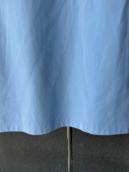 Dior Embroidered Blue Short Sleeve Shirt