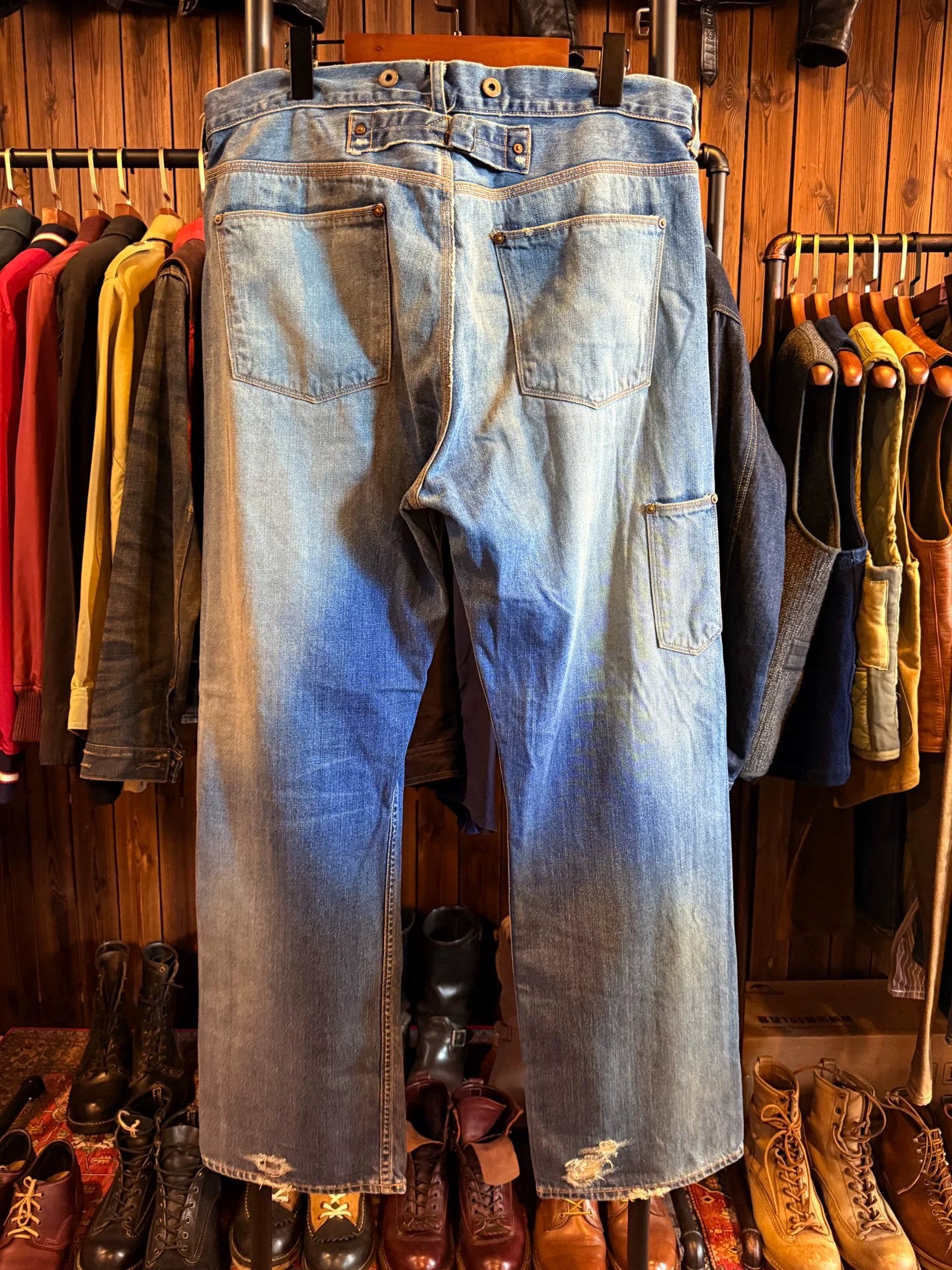 RRL Classic Washed Blue Jeans