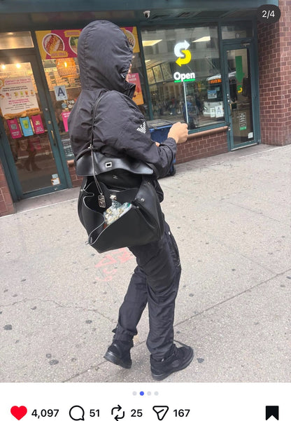 Chanel Black Logo High-Top Sneakers