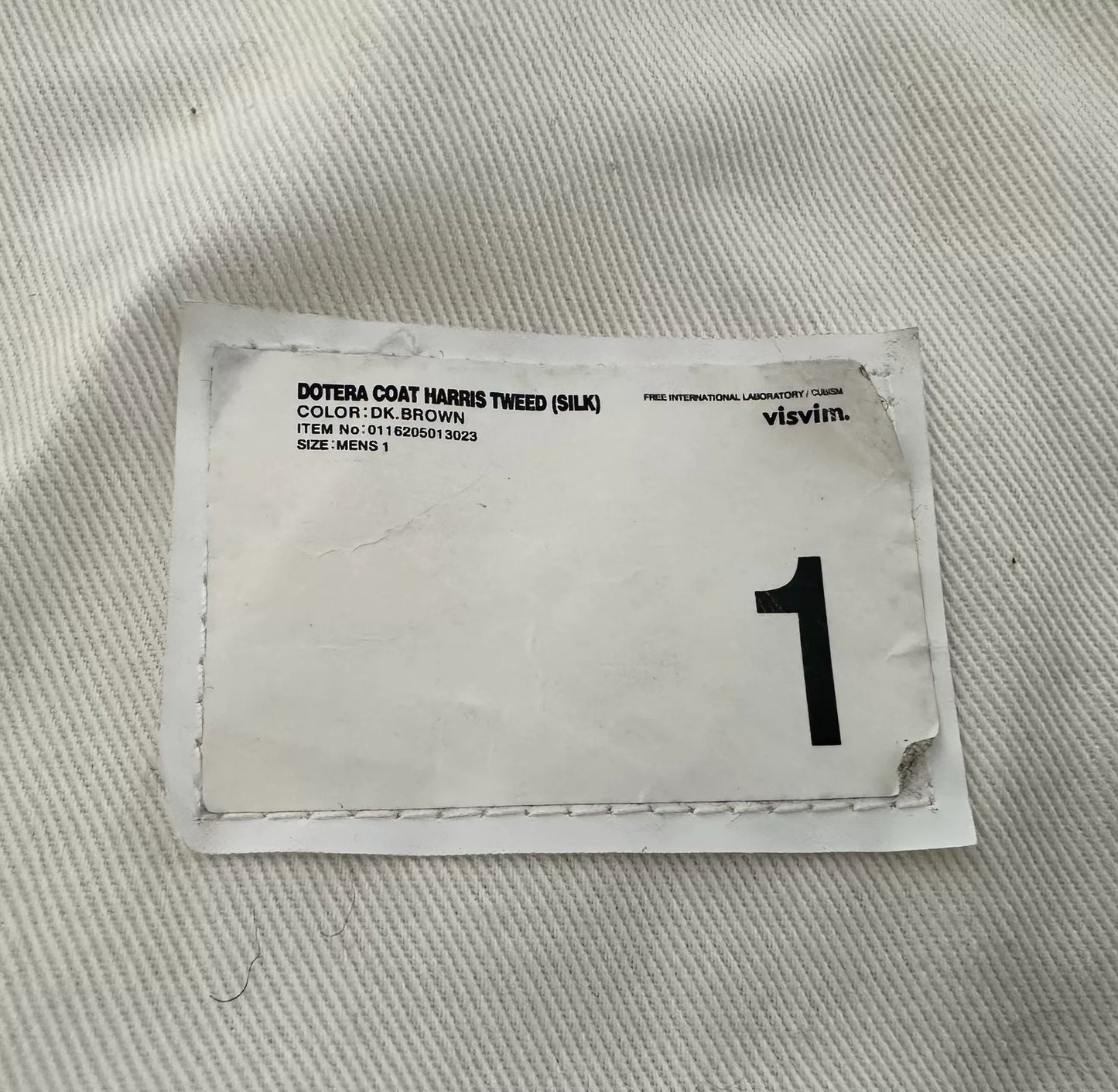 visvim dotera coat harris tweed jacket