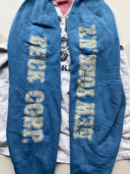 multi-colored long sleeve graphic sweatshirt