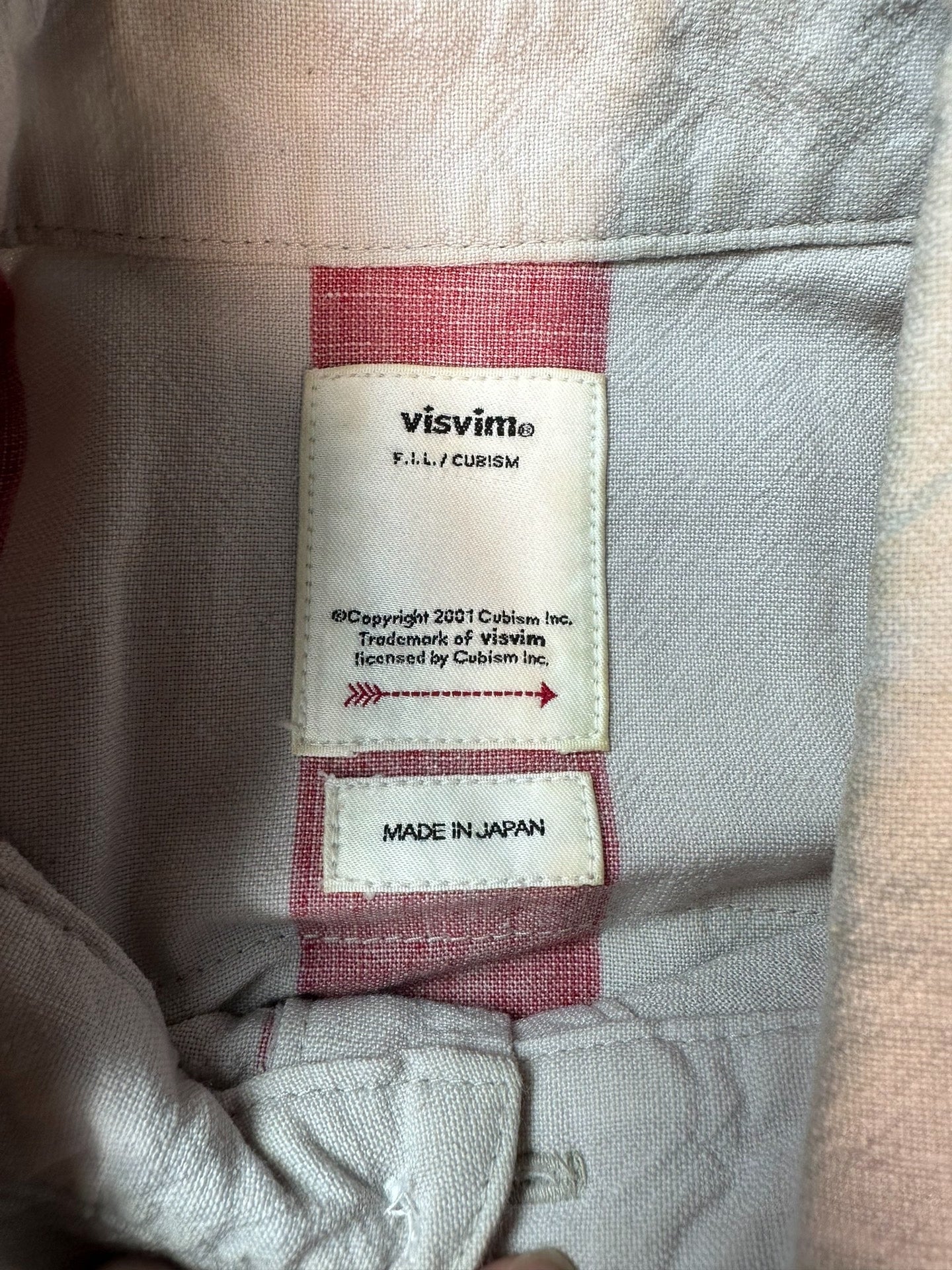 visvim dead-ball era stripe shirt