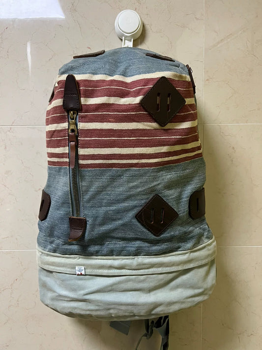visvim summit papoose stripe backpack