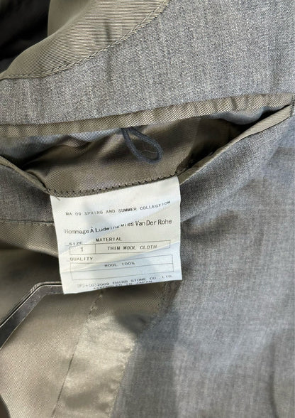 Julius_7 Slim Wool Suit Jacket