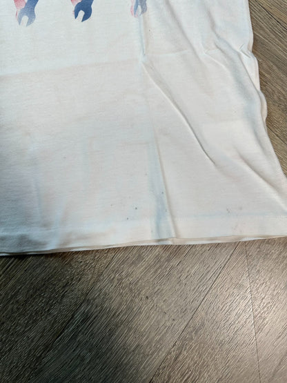 visvim spot wide tee with unique print