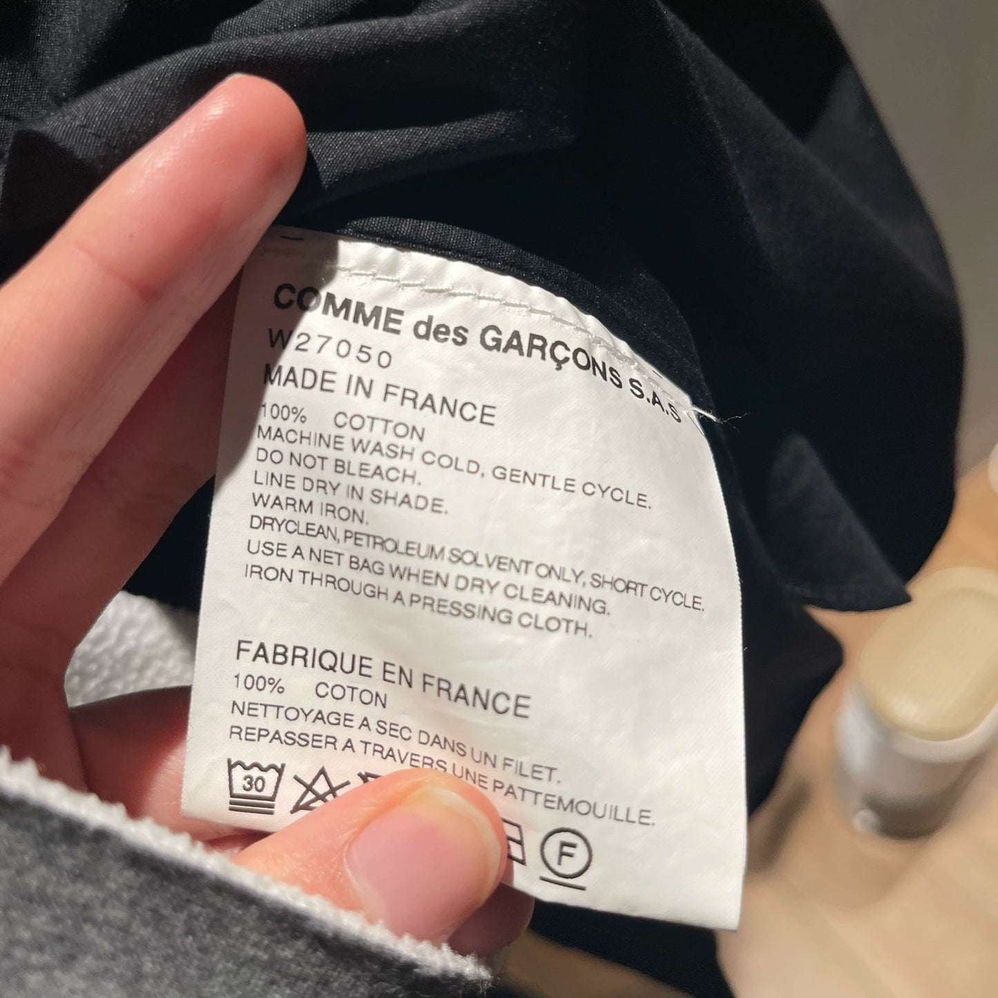 Comme des Garçons Black Multi-Button Shirt