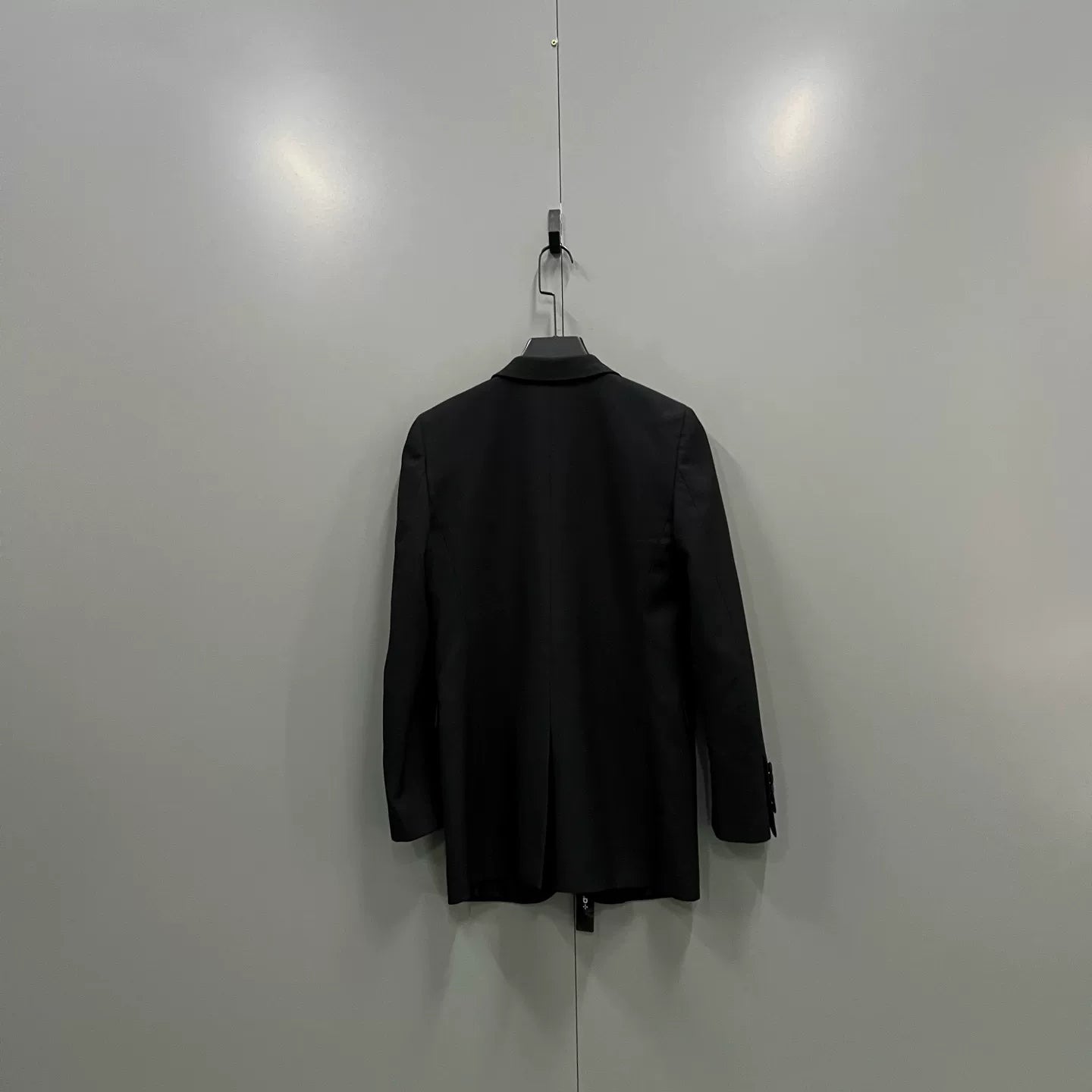 Saint Laurent Black Embroidered Lapel Blazer