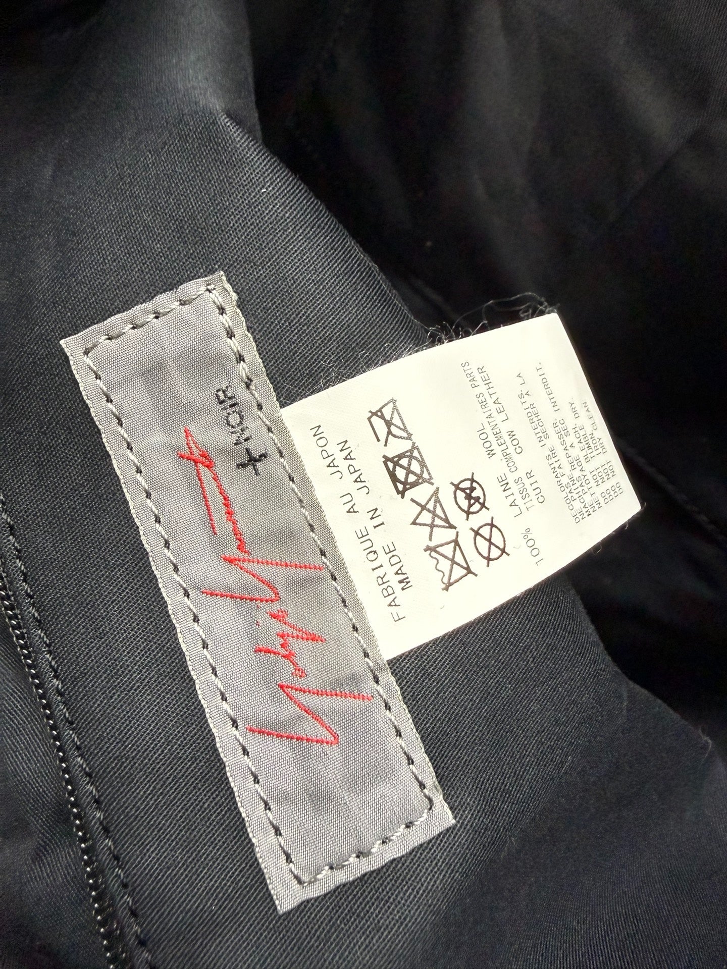 Yohji Yamamoto Noir Zip Ring Crossbody Bag