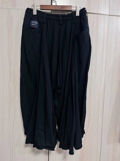 Yohji Yamamoto Black Crow Pants 22SS