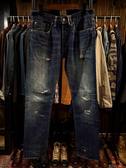 RRL USA Made Distressed Jeans 31x32