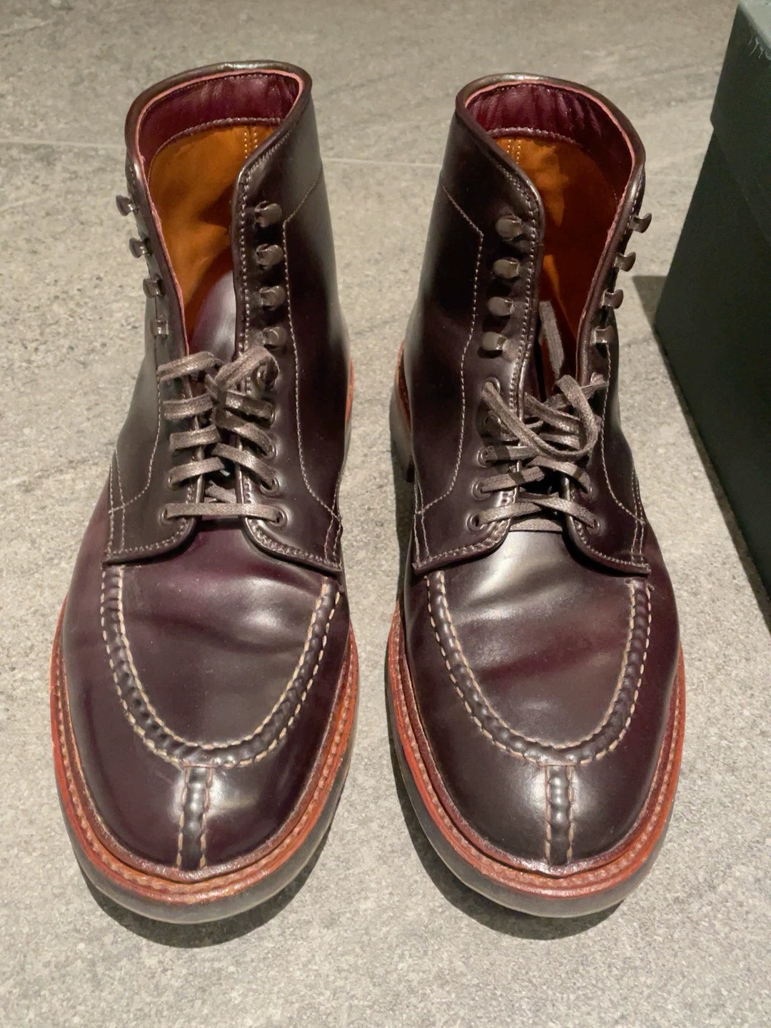 Alden Tanker Boots with Dogtooth Sole