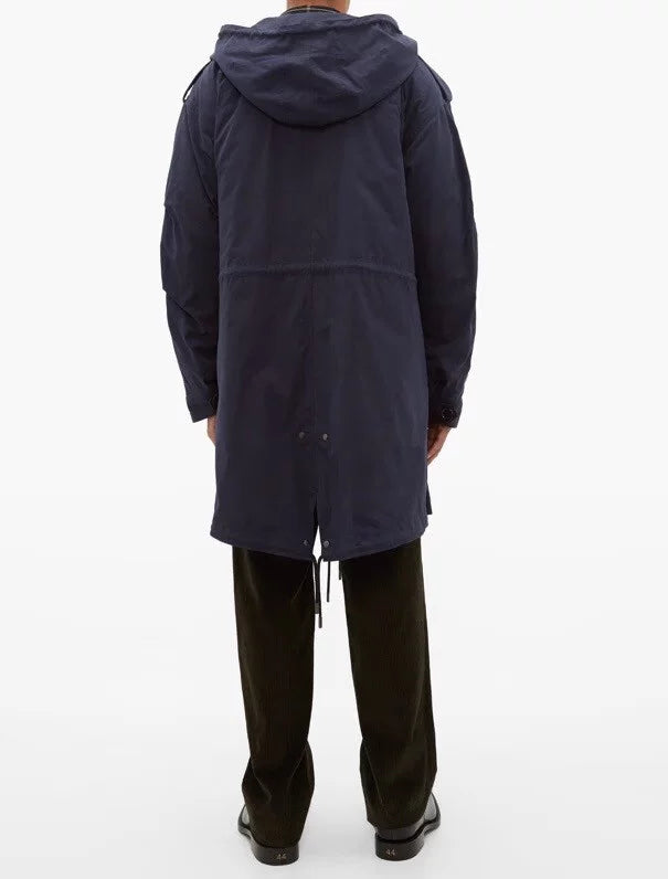 Y/PROJECT Oversized Parka Coat in Black