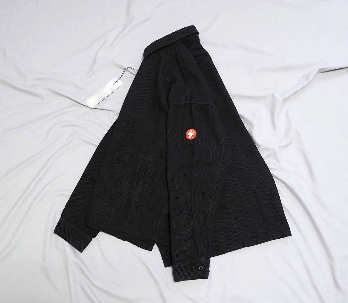 cav empt black big shirt outerwear jacket