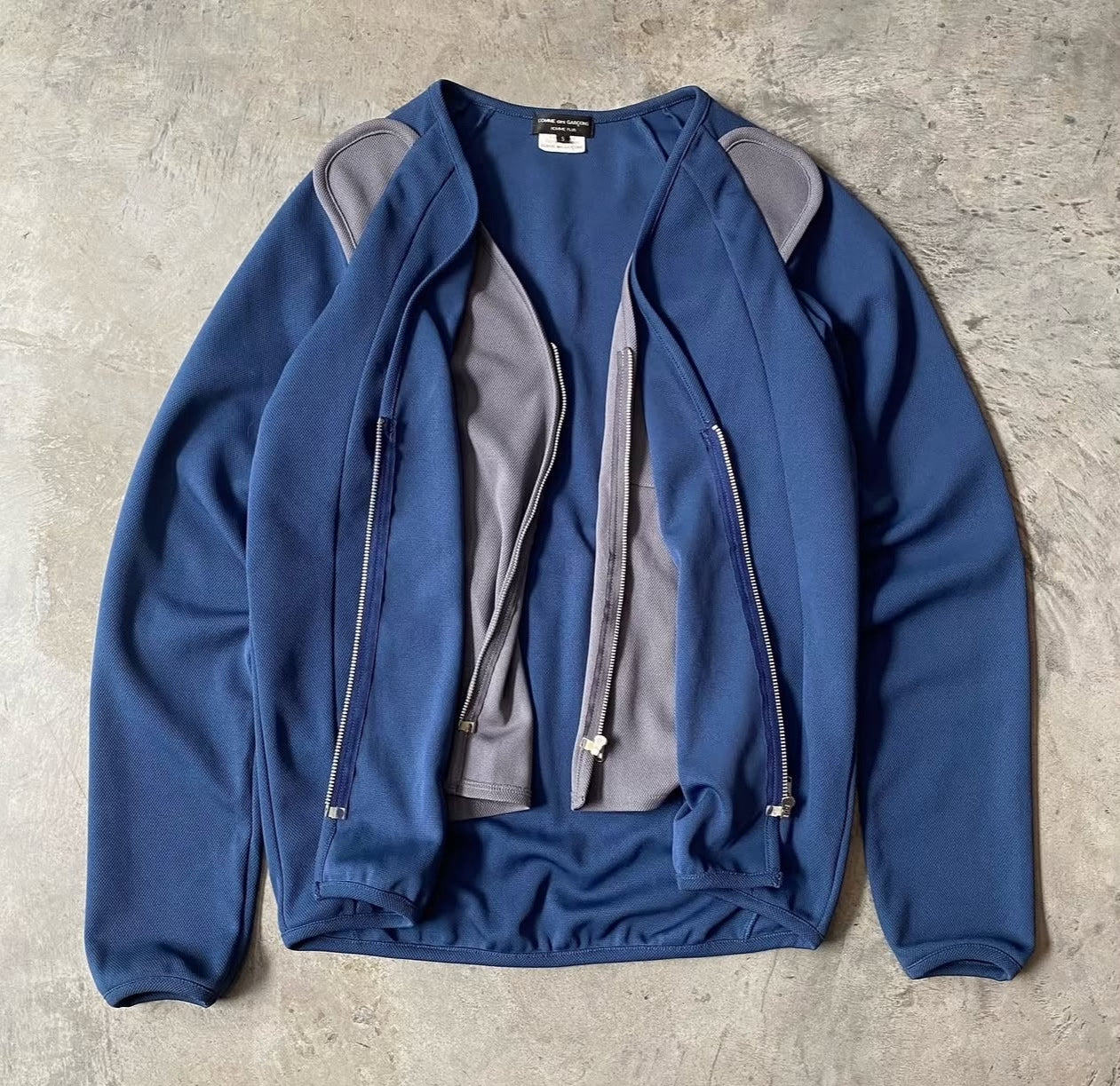 Vintage CDG A/W2010 Double Layered Zip Jacket