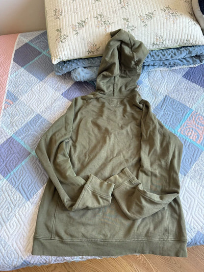 VISVIM JV LUXSIC Olive Zip-Up Hoodie