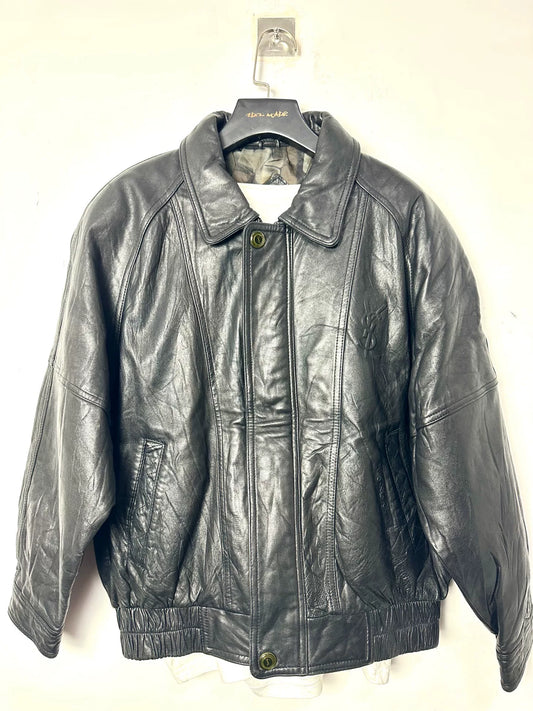 Vintage 90s Yves Saint Laurent Leather Jacket