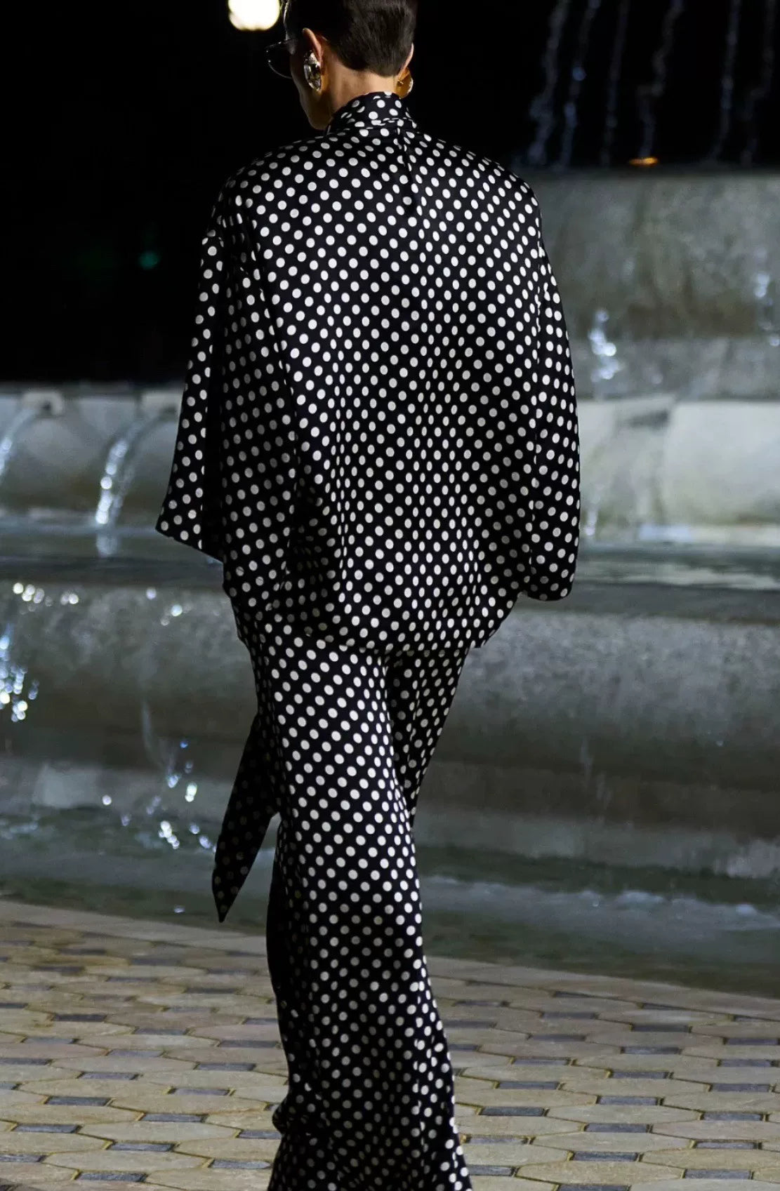 dolce&gabbana polka dot logo shirt jacket