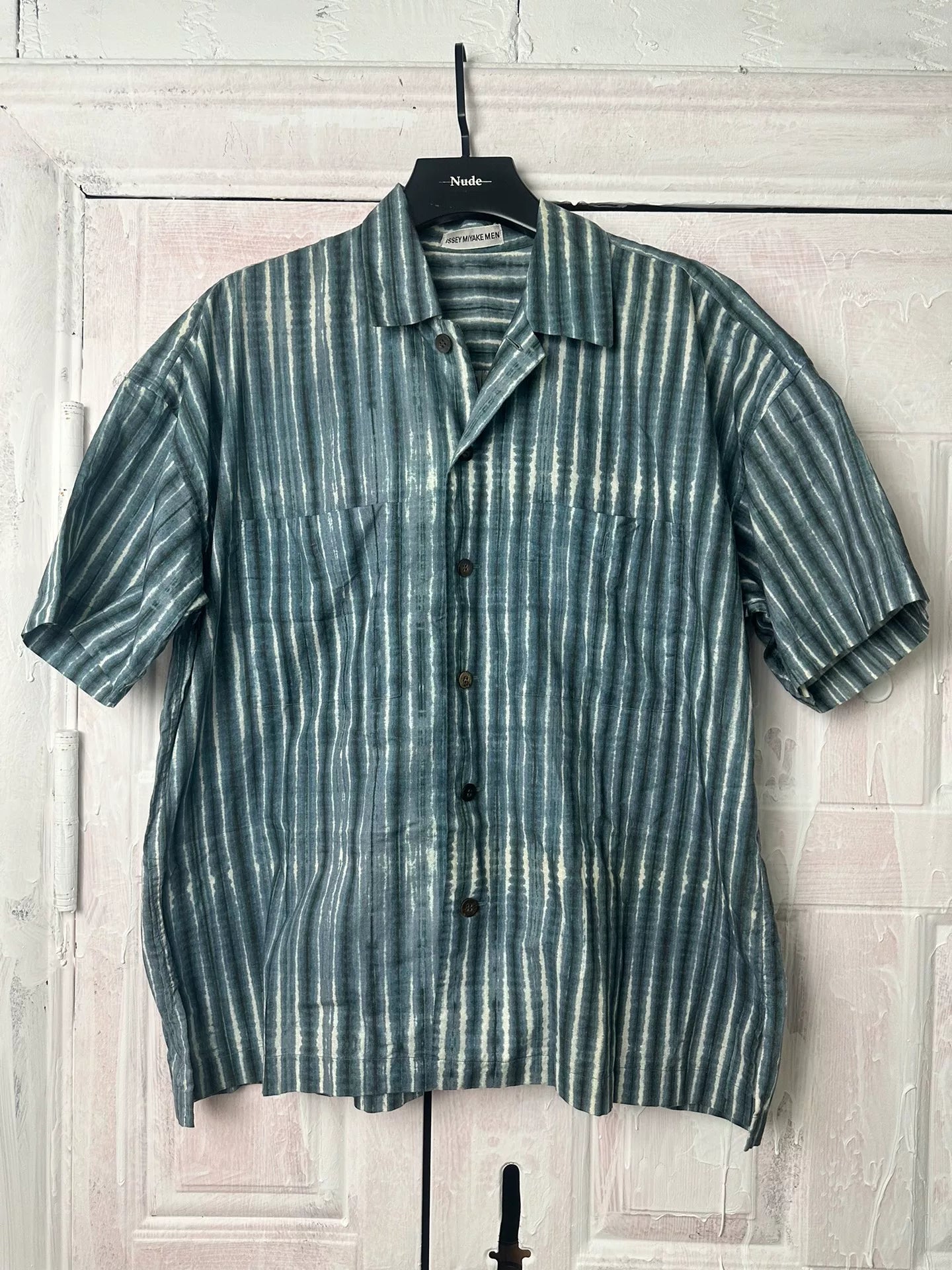 Issey Miyake Men Tie-Dye Short Sleeve Shirt