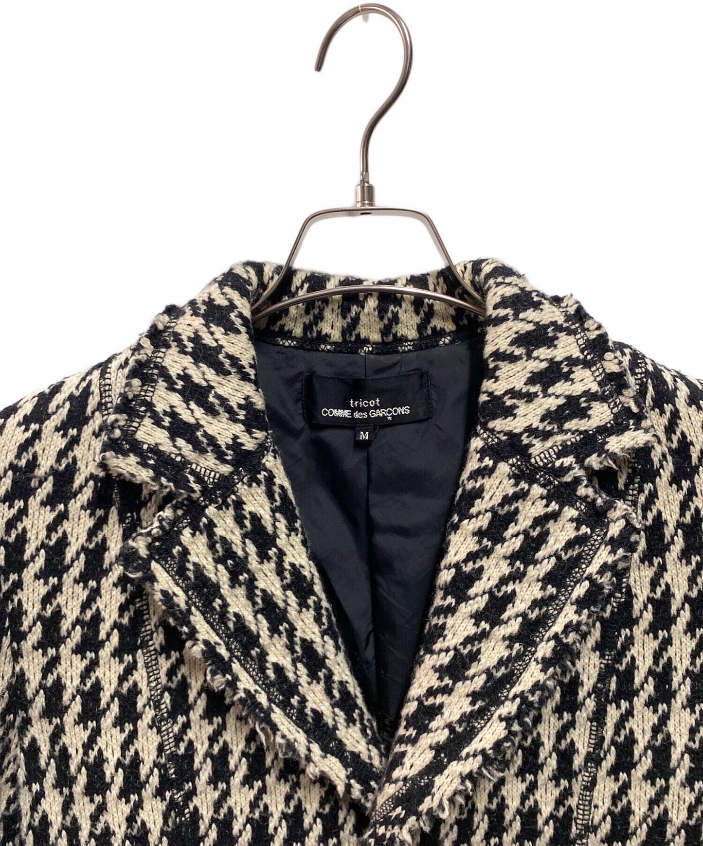 COMME des GARCONS Houndstooth Knit Jacket