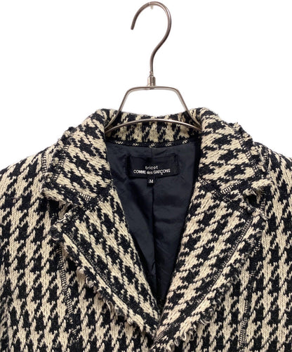 COMME des GARCONS Houndstooth Knit Jacket