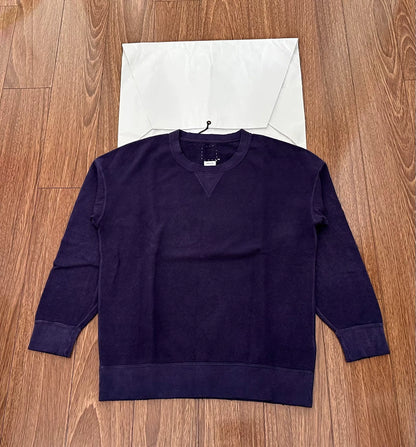 visvim jumbo uneven dye long sleeve sweatshirt