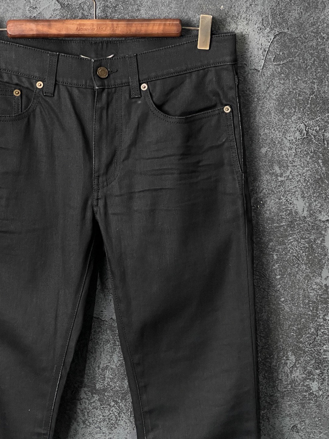 Saint Laurent Black Cotton Jeans