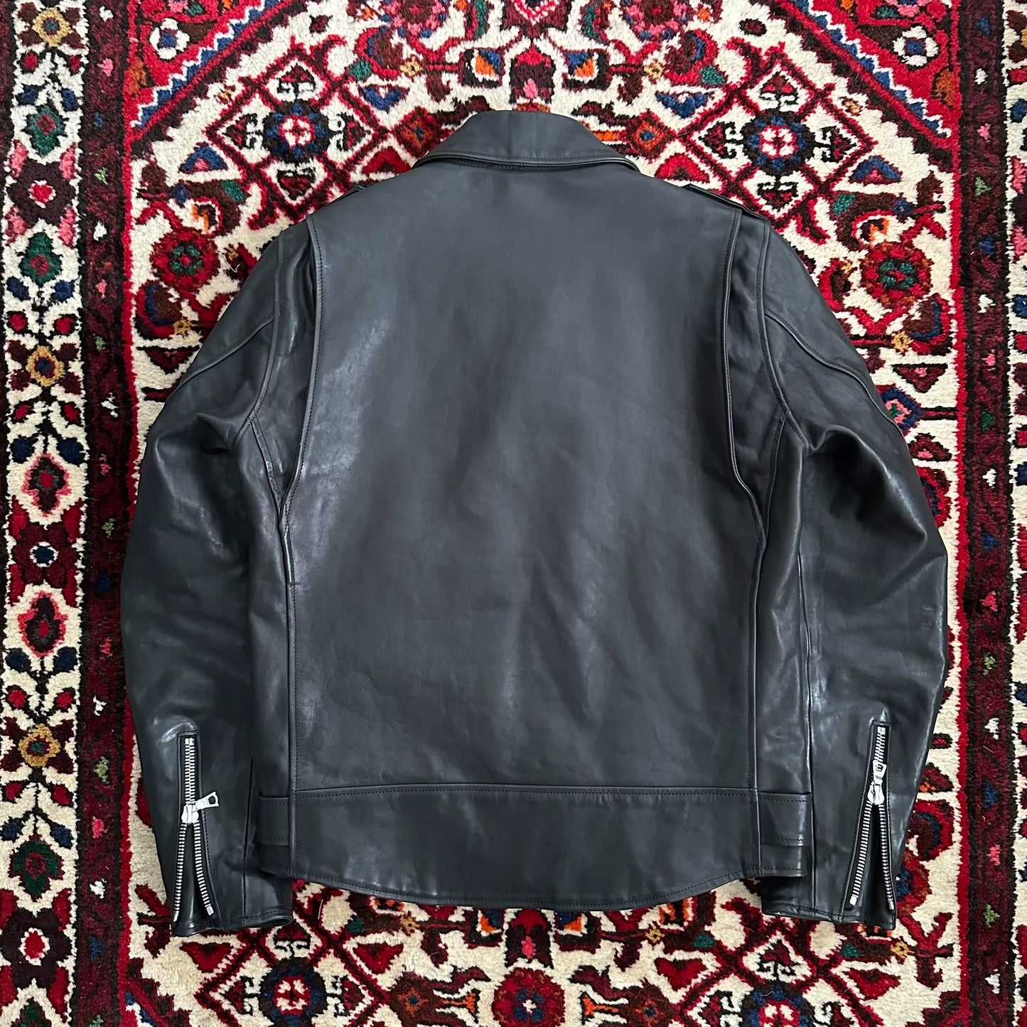 visvim leather motorcycle jacket size M