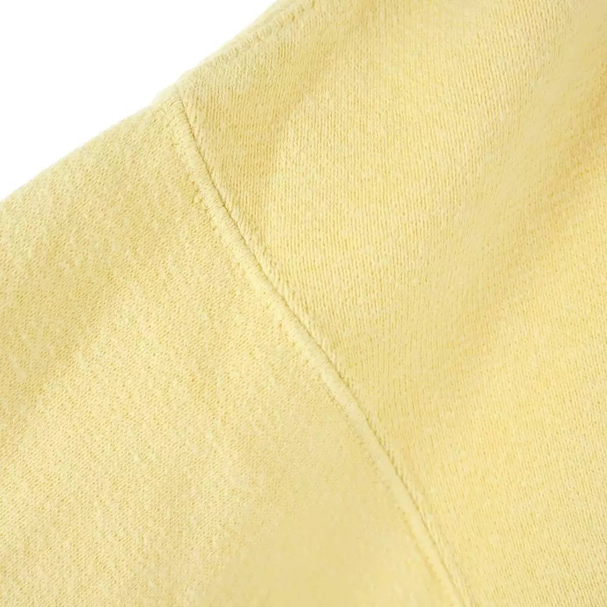 visvim jumbo sweat l/s yellow sweatshirt
