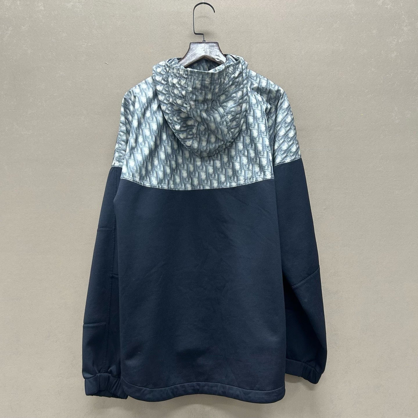 dior x stussy half-zip hoodie sweatshirt