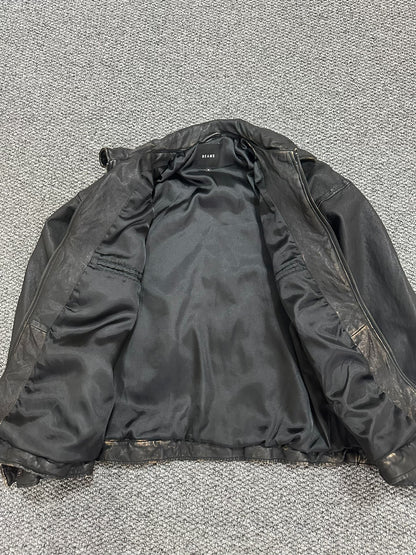 used zip leather jacket in good condition