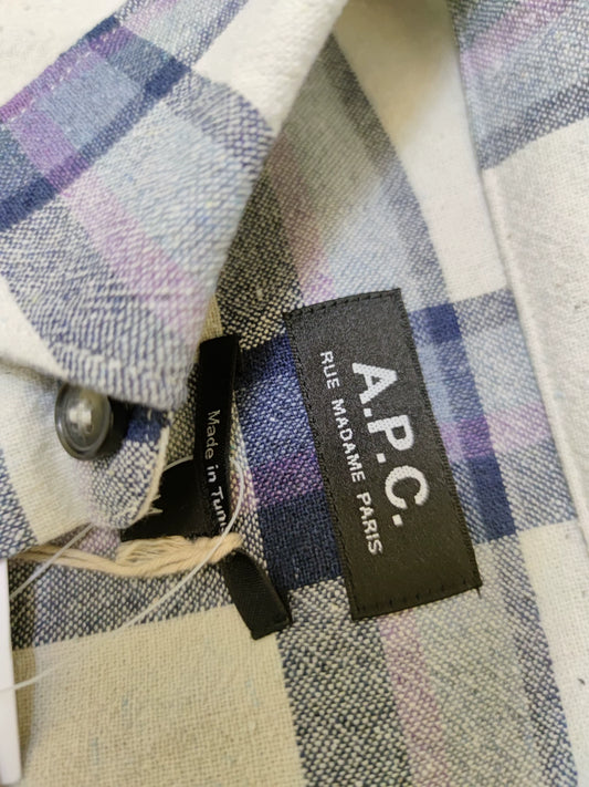 A.P.C. Men's Checkered Shirt