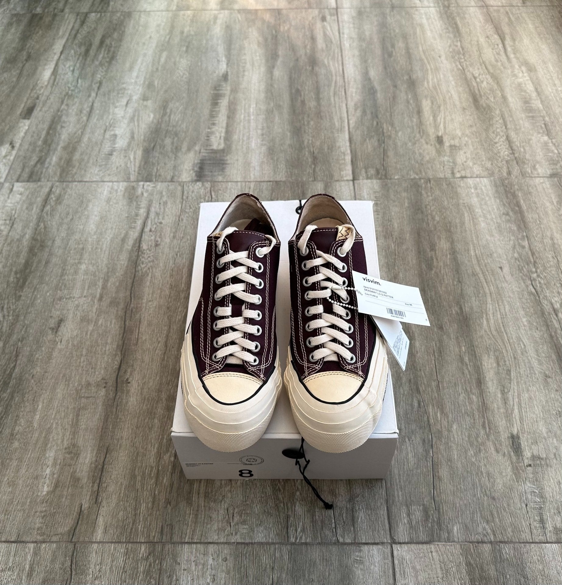 visvim skagway low top canvas shoes