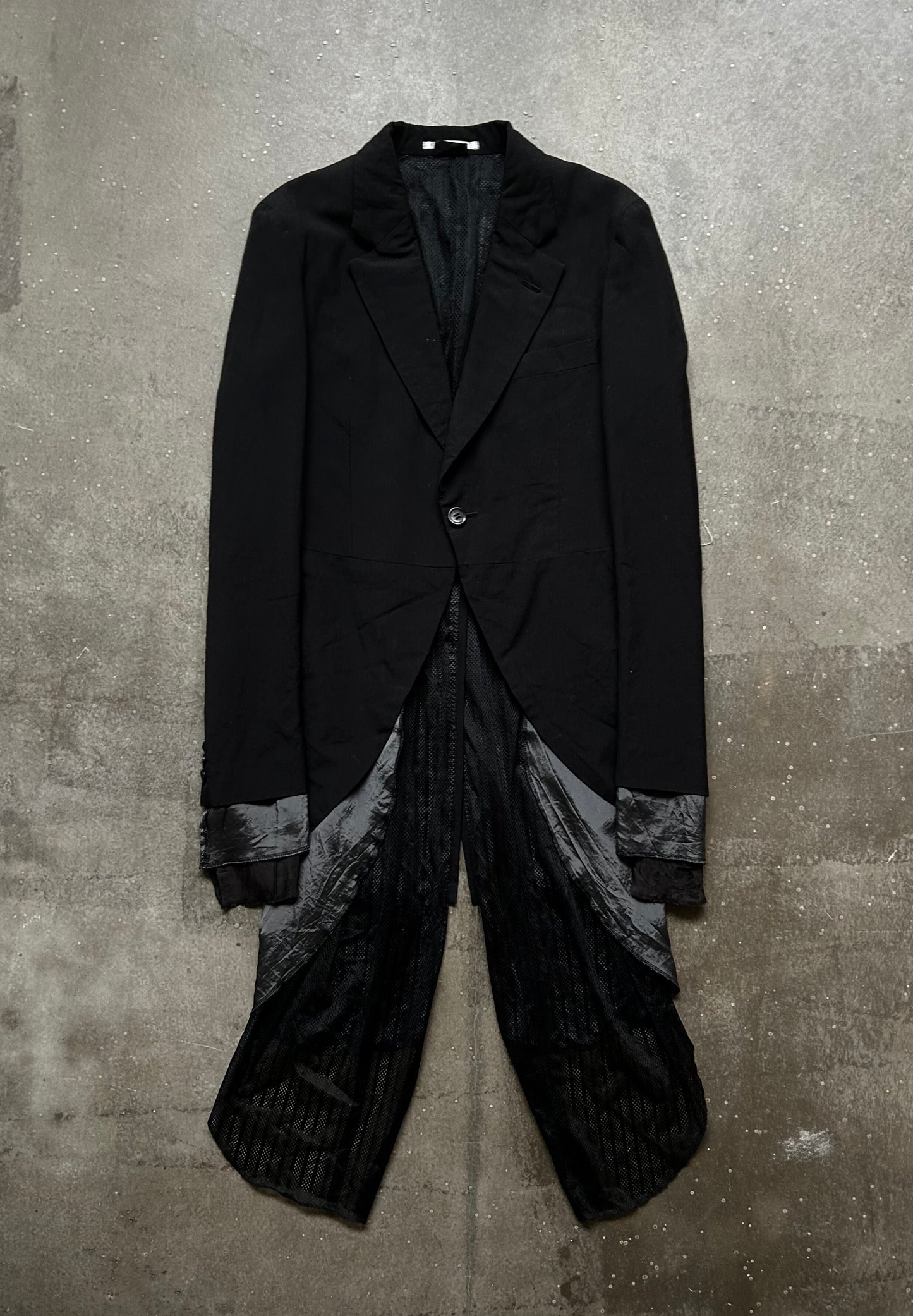 comme des garçons homme plus tailcoat suit