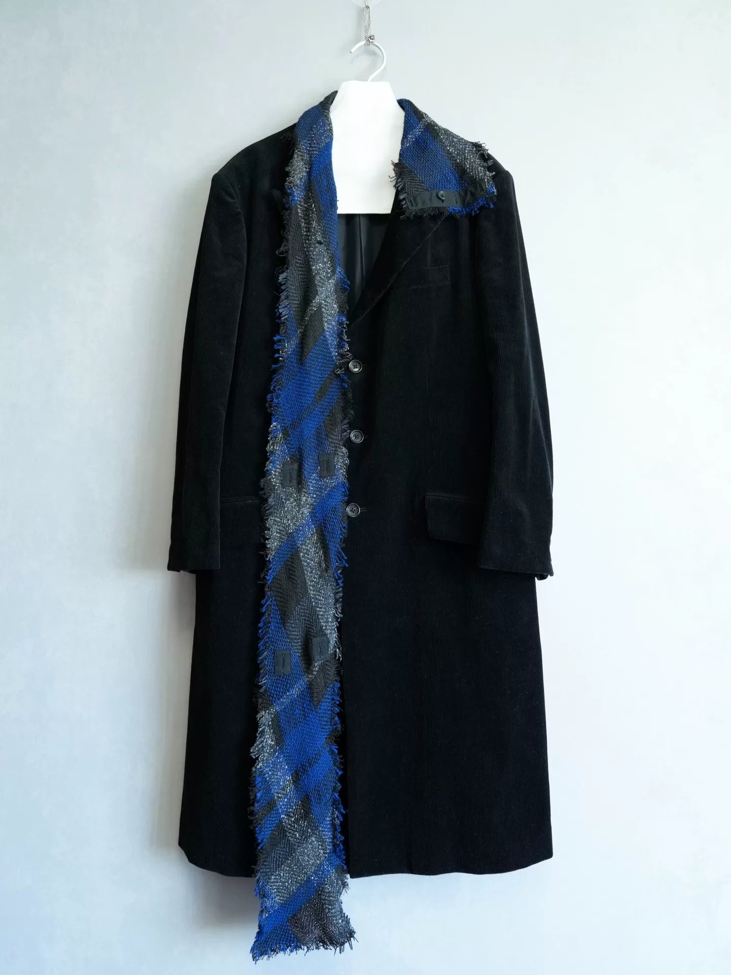 Yohji Yamamoto Corduroy Coat with Scarf