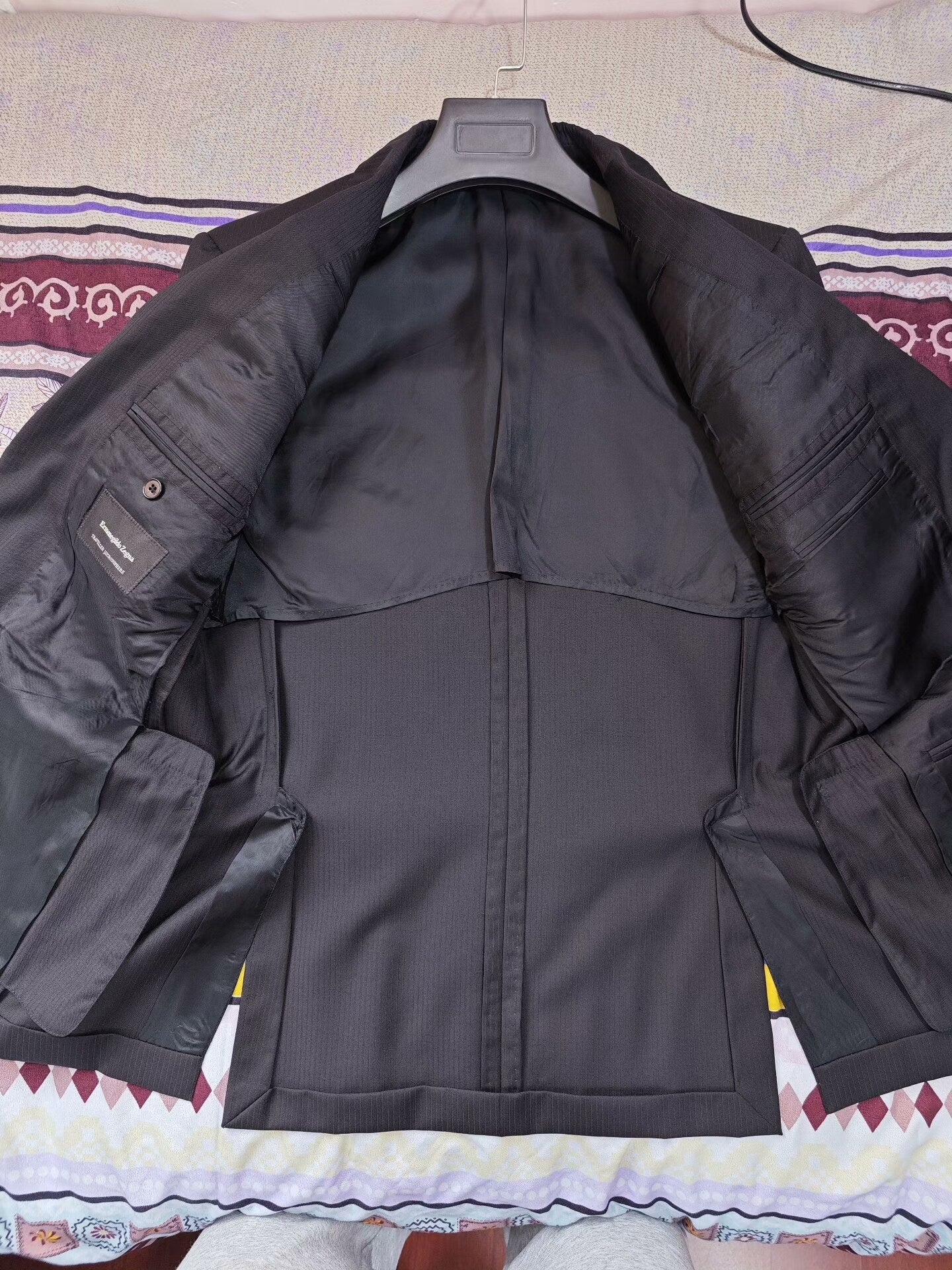 Zegna Wool Silk Blend Suit Jacket