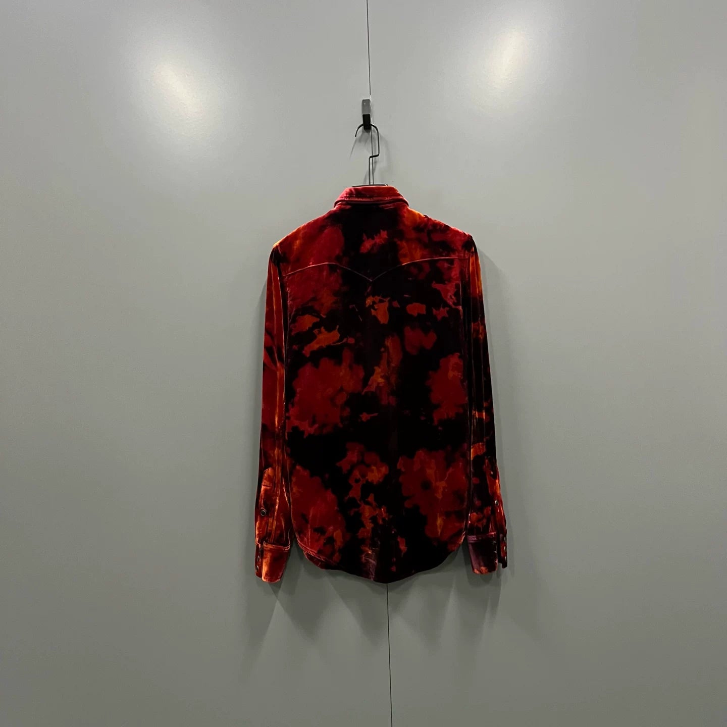 Saint Laurent Tie-Dye Velvet Shirt