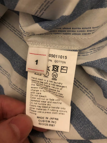 Visvim 20SS CORNET S/S Blue Stripe Shirt