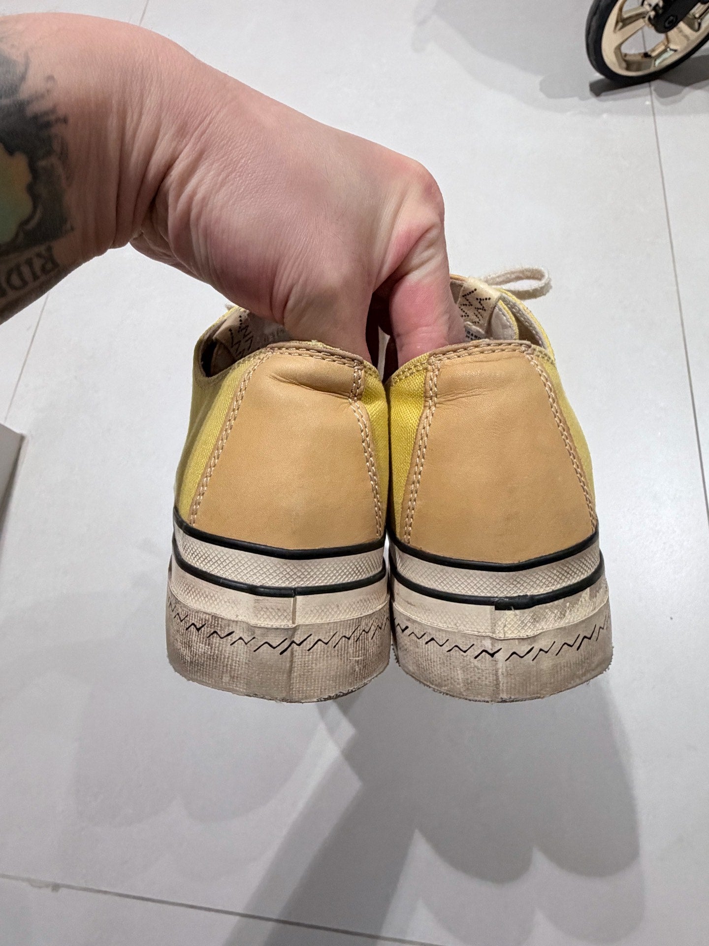 Visvim Thick-Soled Canvas Shoes