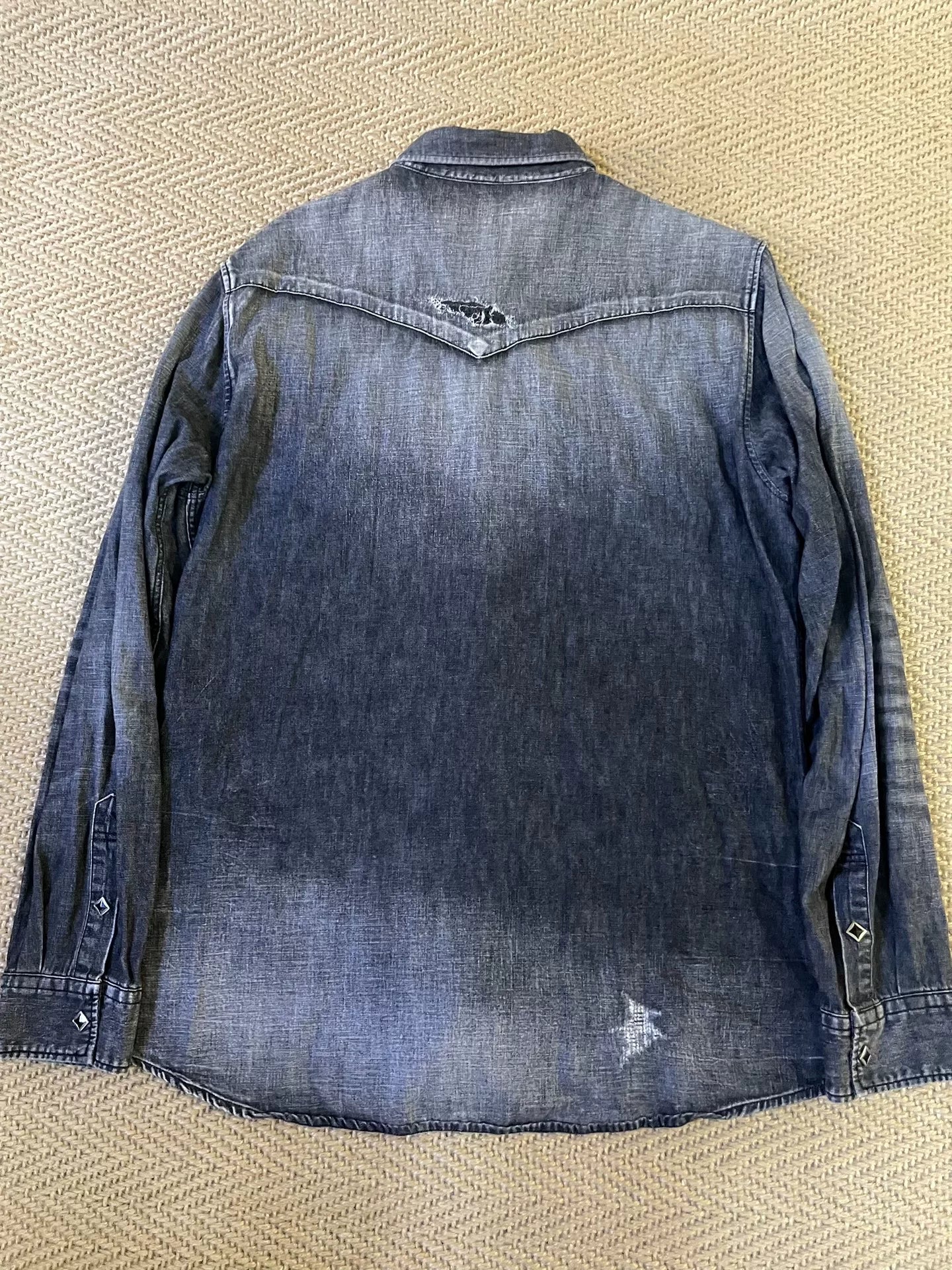 Vanquish & Fragment Denim Long Sleeve Shirt