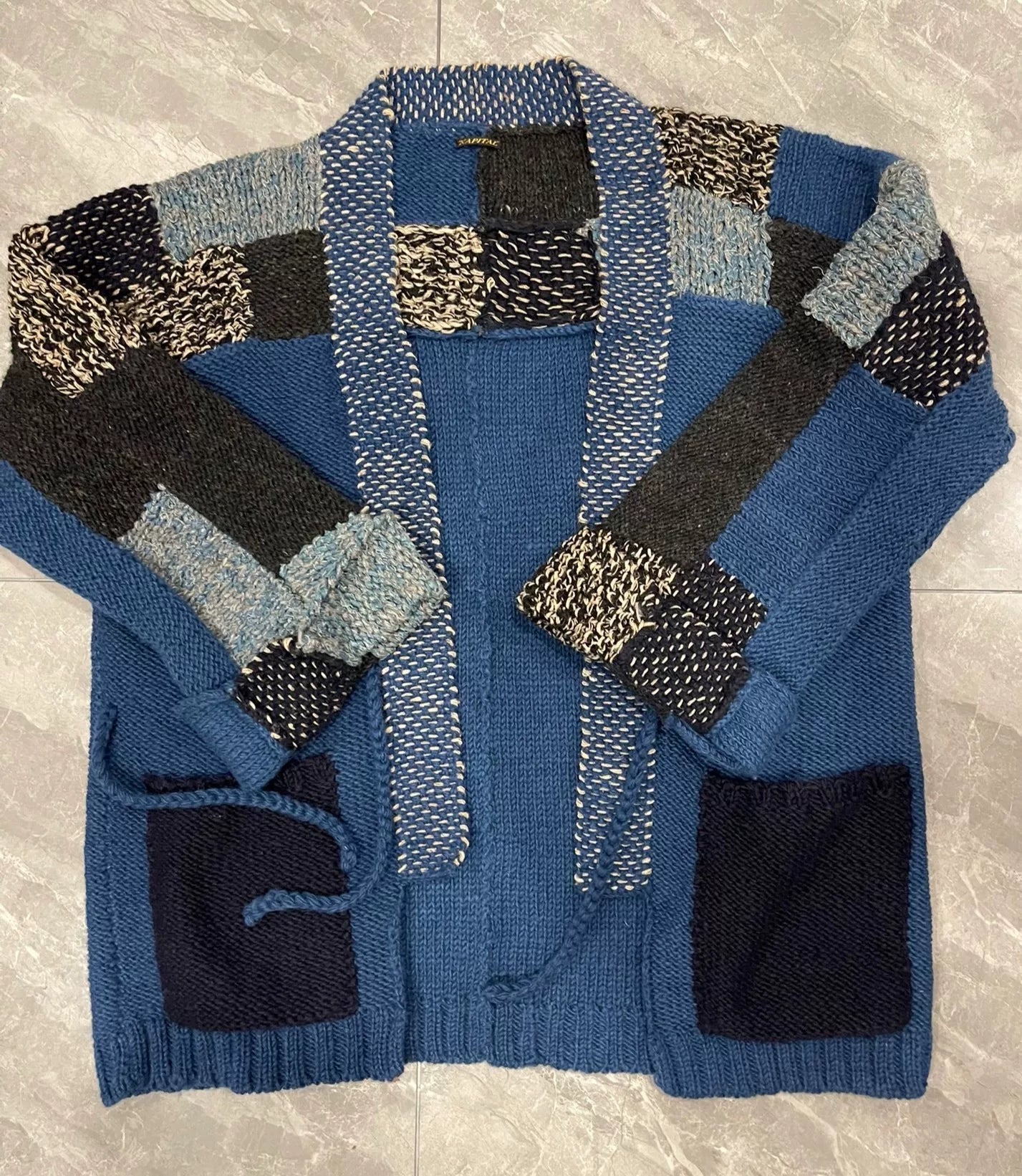 Kapital Short Wool Patchwork Robe