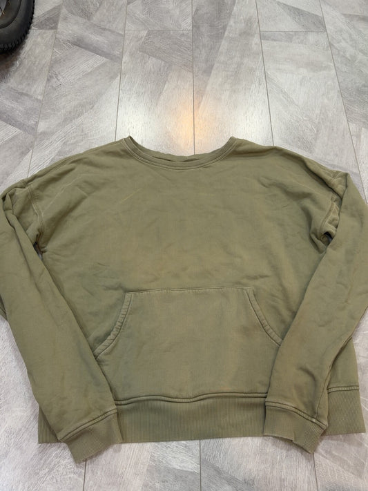 vintage Green Cotton Sweatshirt