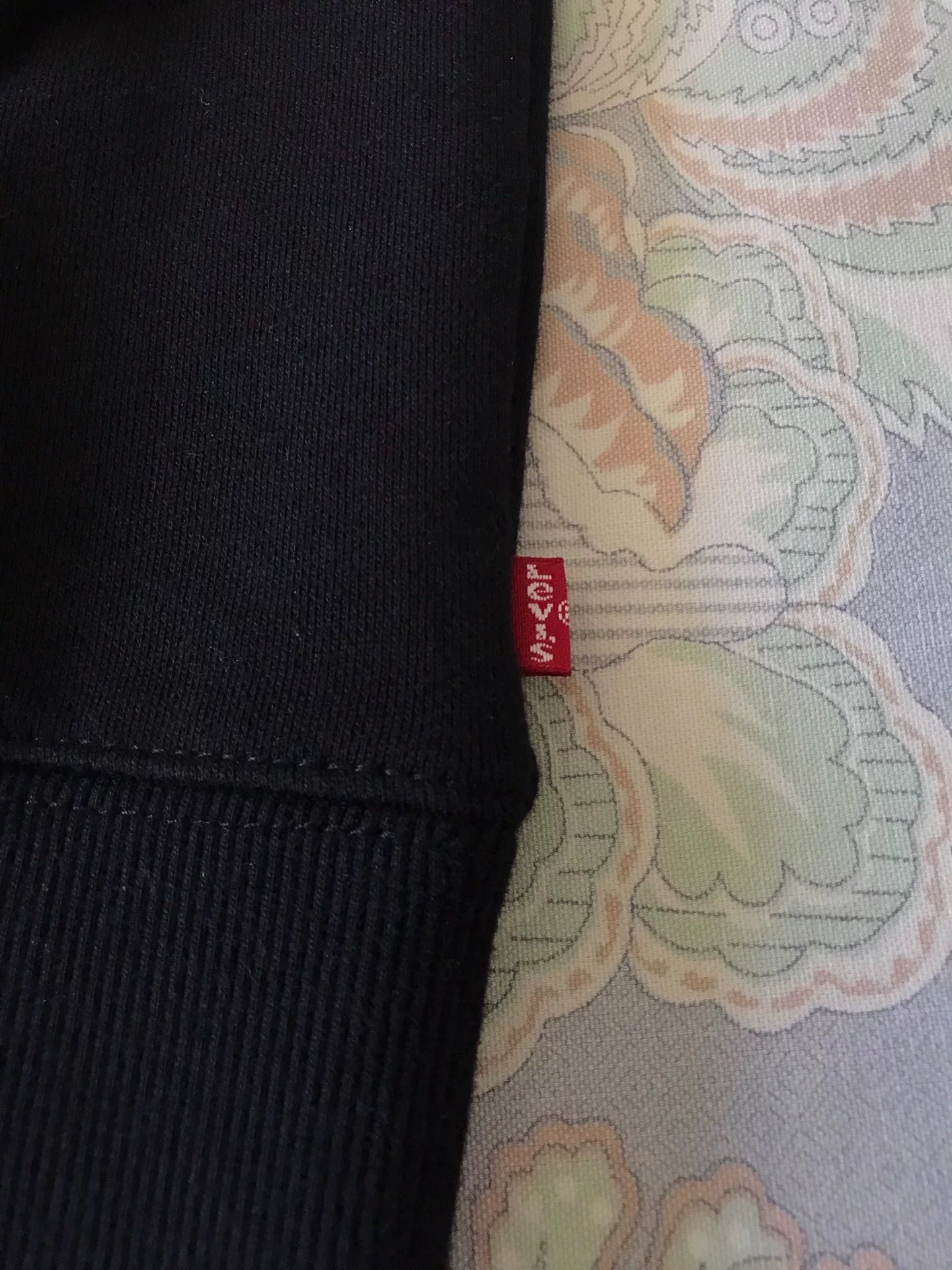 Levi's Logo Pullover Sweatshirt Black S
