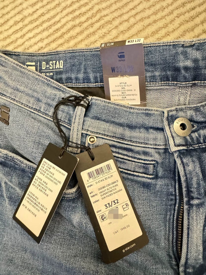 g-star raw denim jeans size 32