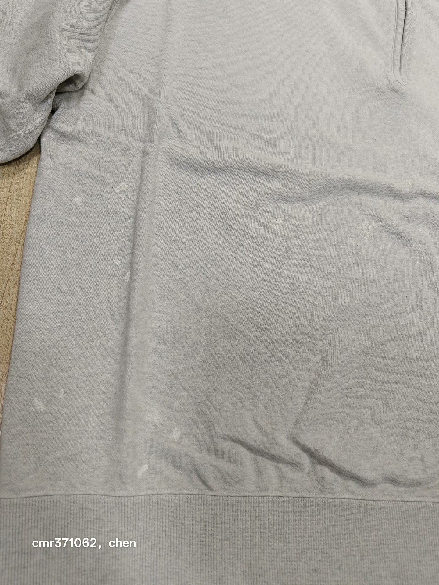 VISVIM 26SS MONDO ZIP CRASH Henley Sweatshirt