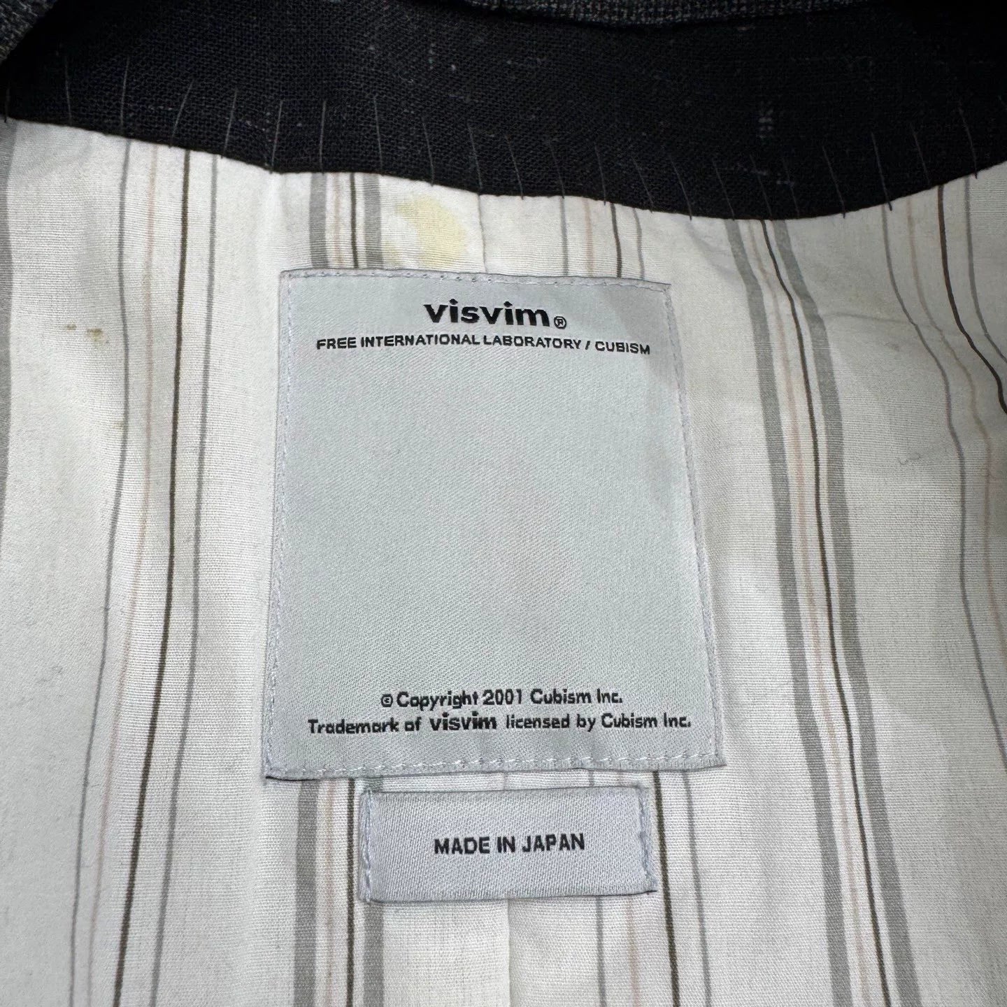 VISVIM Dark Gray Robe-Style Coat