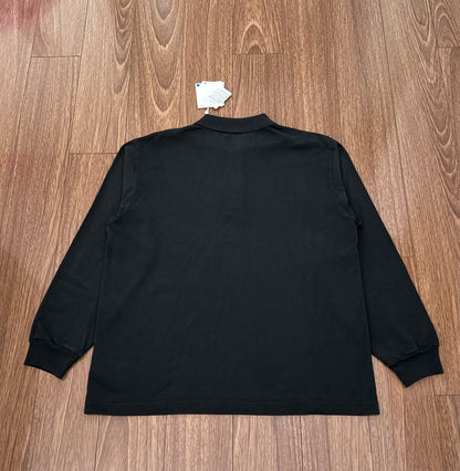 blurhms classic rugby shirt in black