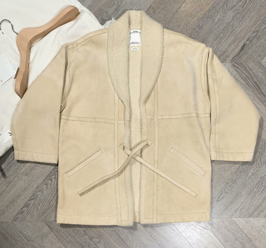 visvim sanjuro gi outerwear in ivory