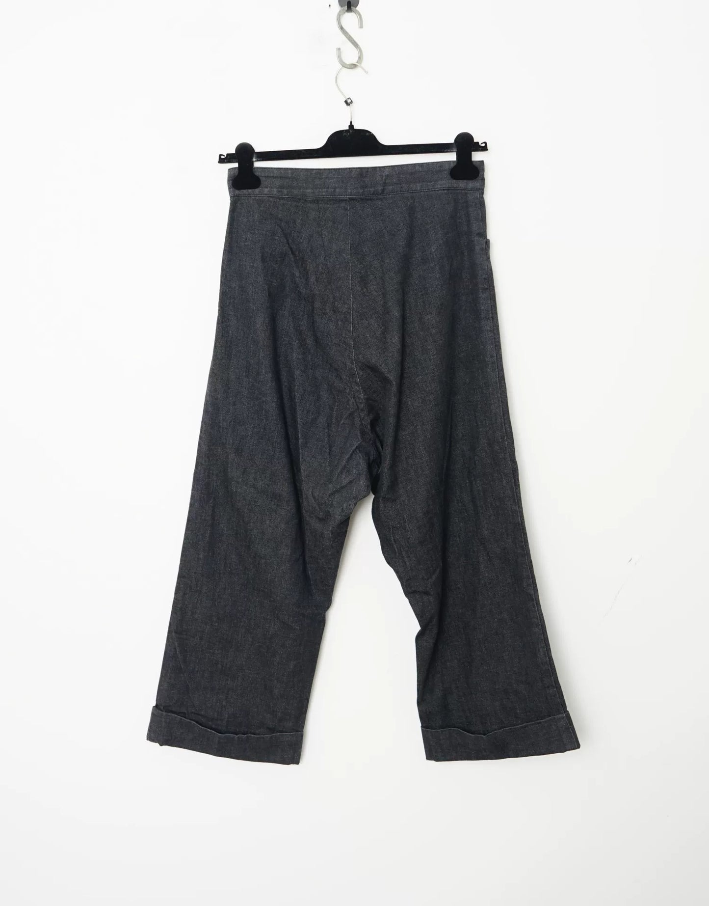 Yohji Yamamoto Hakama Denim Wide-Leg Pants