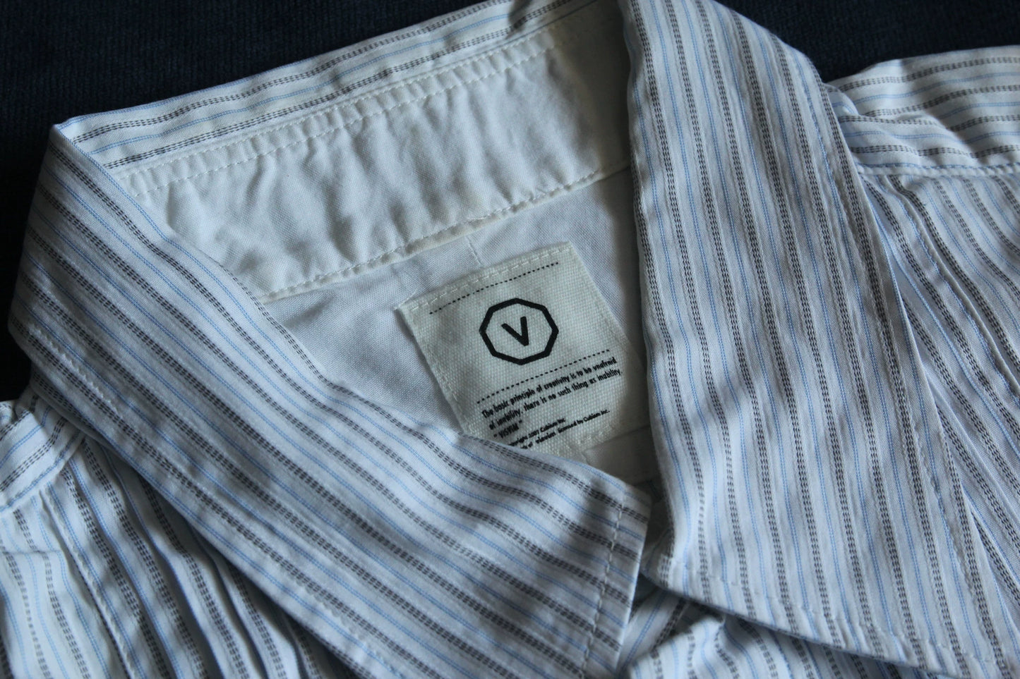 Visvim Court Style Striped Shirt